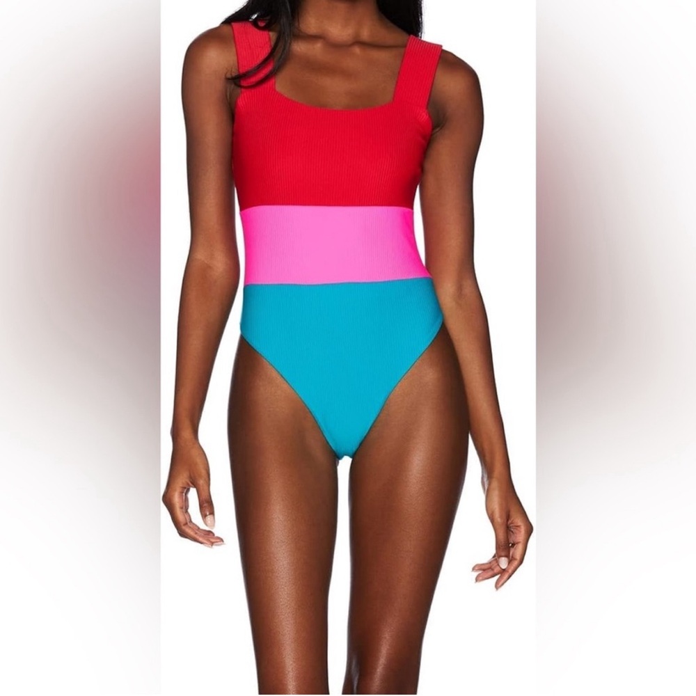 Beach Riot Color Block One Piece NWT - Picture 4 of 5